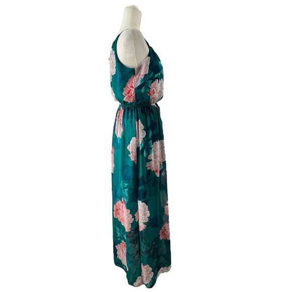Sweet Storm Pink Halter Maxi Dress Resort Wear - Picture 6 of 13